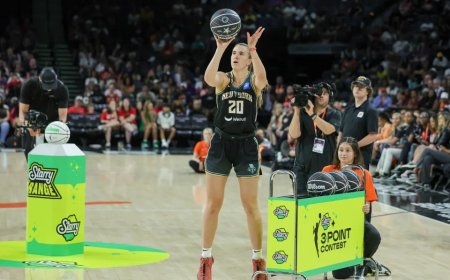 Sabrina Ionescu Breaks WNBA and NBA Records for Most Points in 3-Point Shooting Contest
