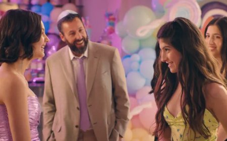 Adam Sandler and His Daughters Join Forces on Screen in Netflix’s ‘You Are So Not Invited to My Bat Mitzvah’