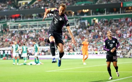 Harry Kane Scores On Debut As Bayern Munich Beat Werder Bremen 4-0