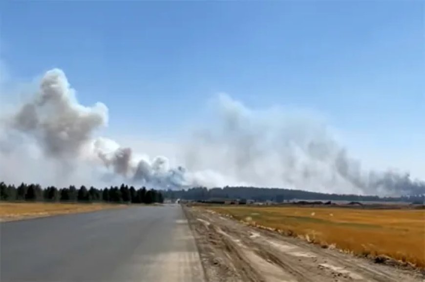 Medical Lake Fire Evacuations Ordered as Fire Grows to 3,000 Acres